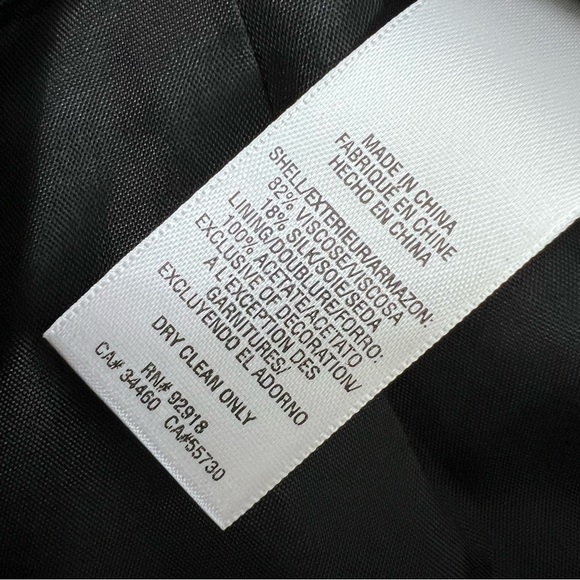 Juicy Couture Blazer Jacket Women Small Velvet Iridescent Sequin Black vintage - Picture 9 of 9